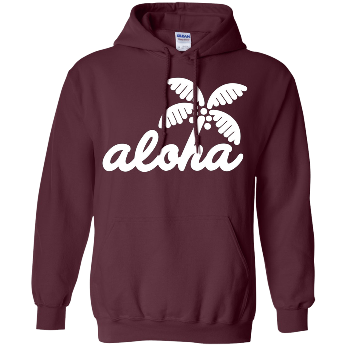 Aloha Palm Tree Simple Long Sleeve T-shirt