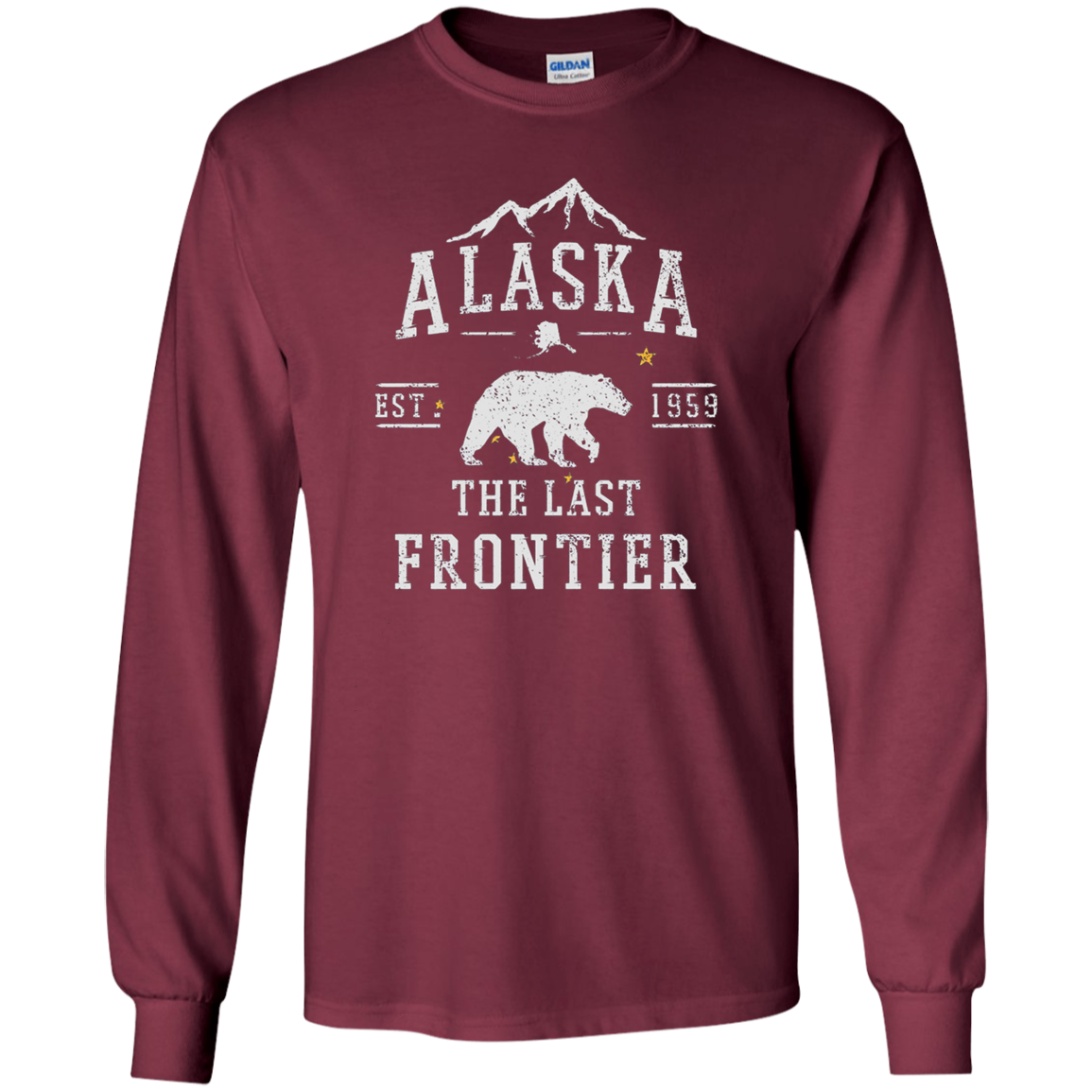 Alaska The Last Frontier Long Sleeve Shirt Alaskan Home Gift