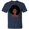 Image of Afro Art Natural Hair T-shirt pour femmes noires