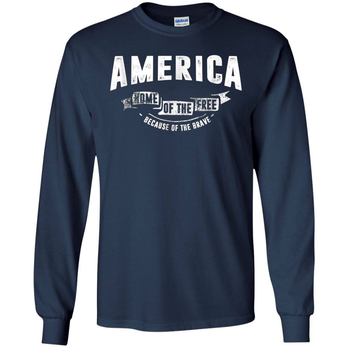 America Home of the Free Because of the Brave Shirt 2018
