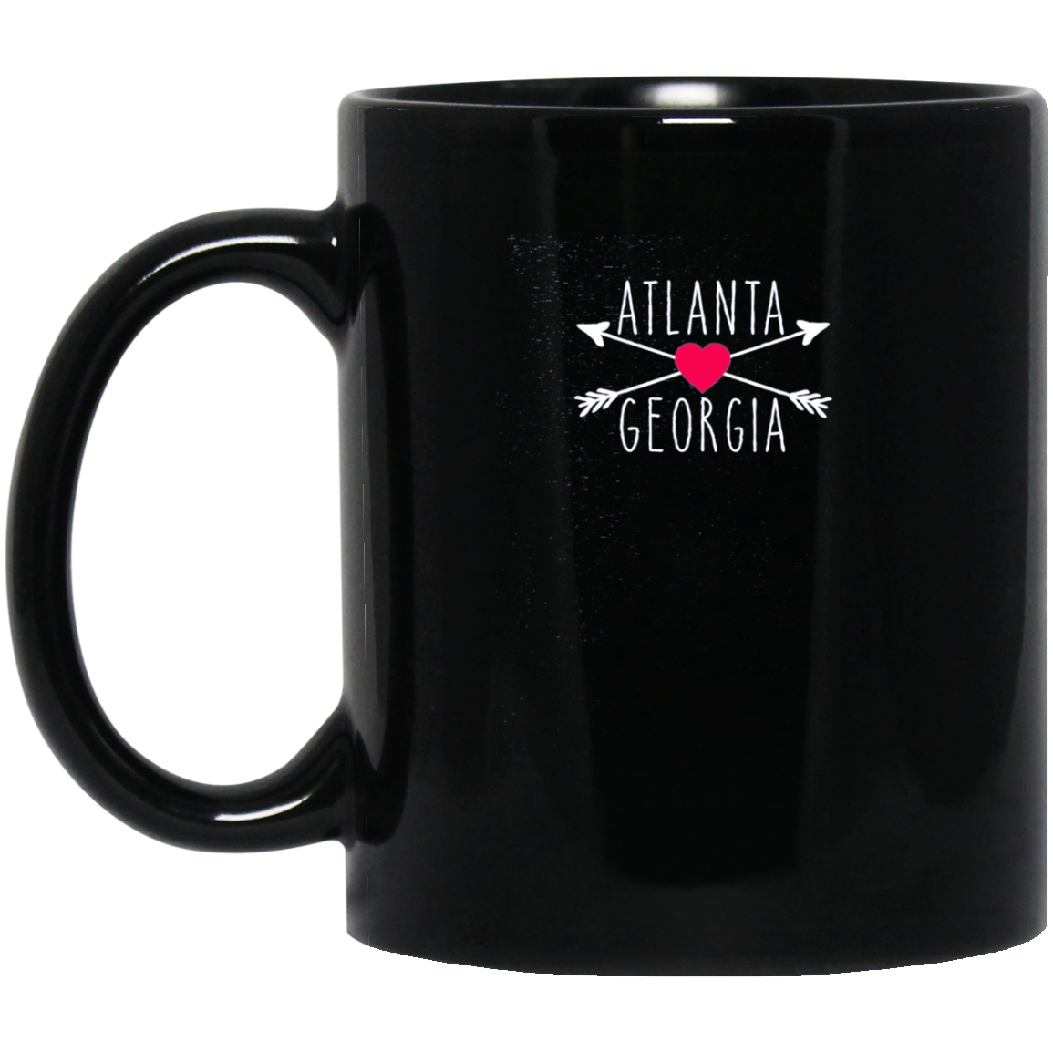 Atlanta GA Hearts and Arrows Tshirt by Scarebaby