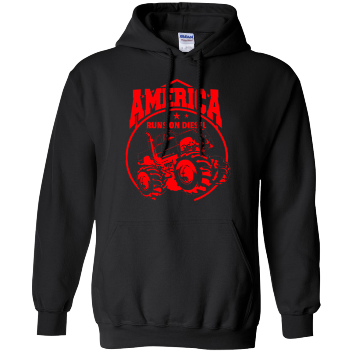 America Runs On Diesel Gear Monster SUV Truck Fans T-Shirt