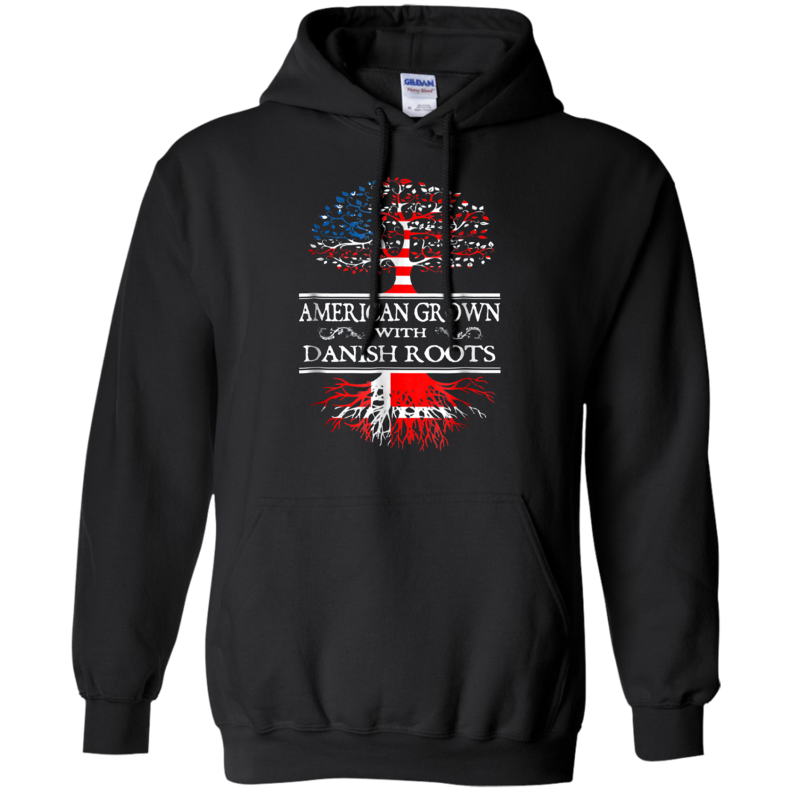 American Grown With Danish Roots T Shirt