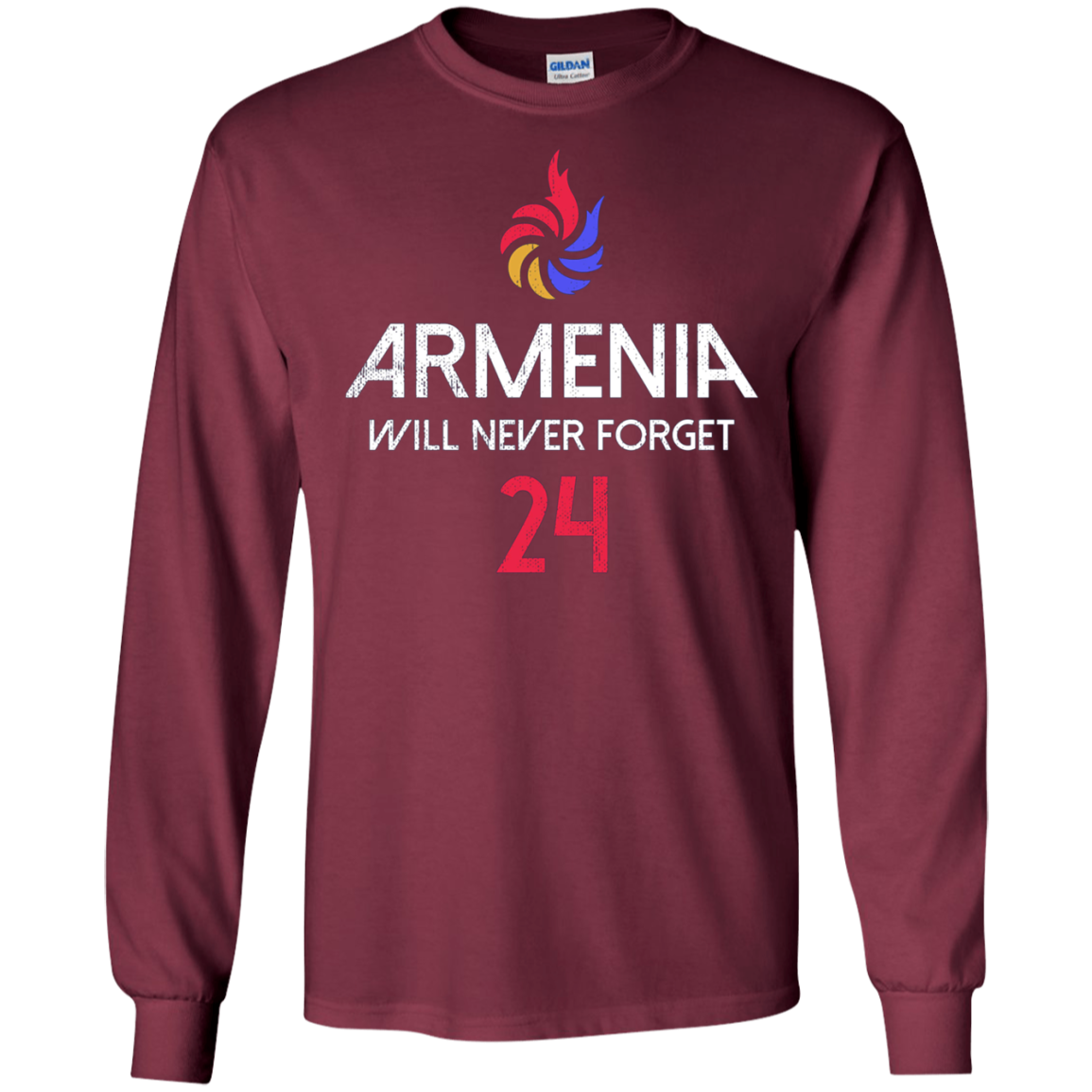 Armenia Will Never Forget T-shirt for to show Armenian Pride