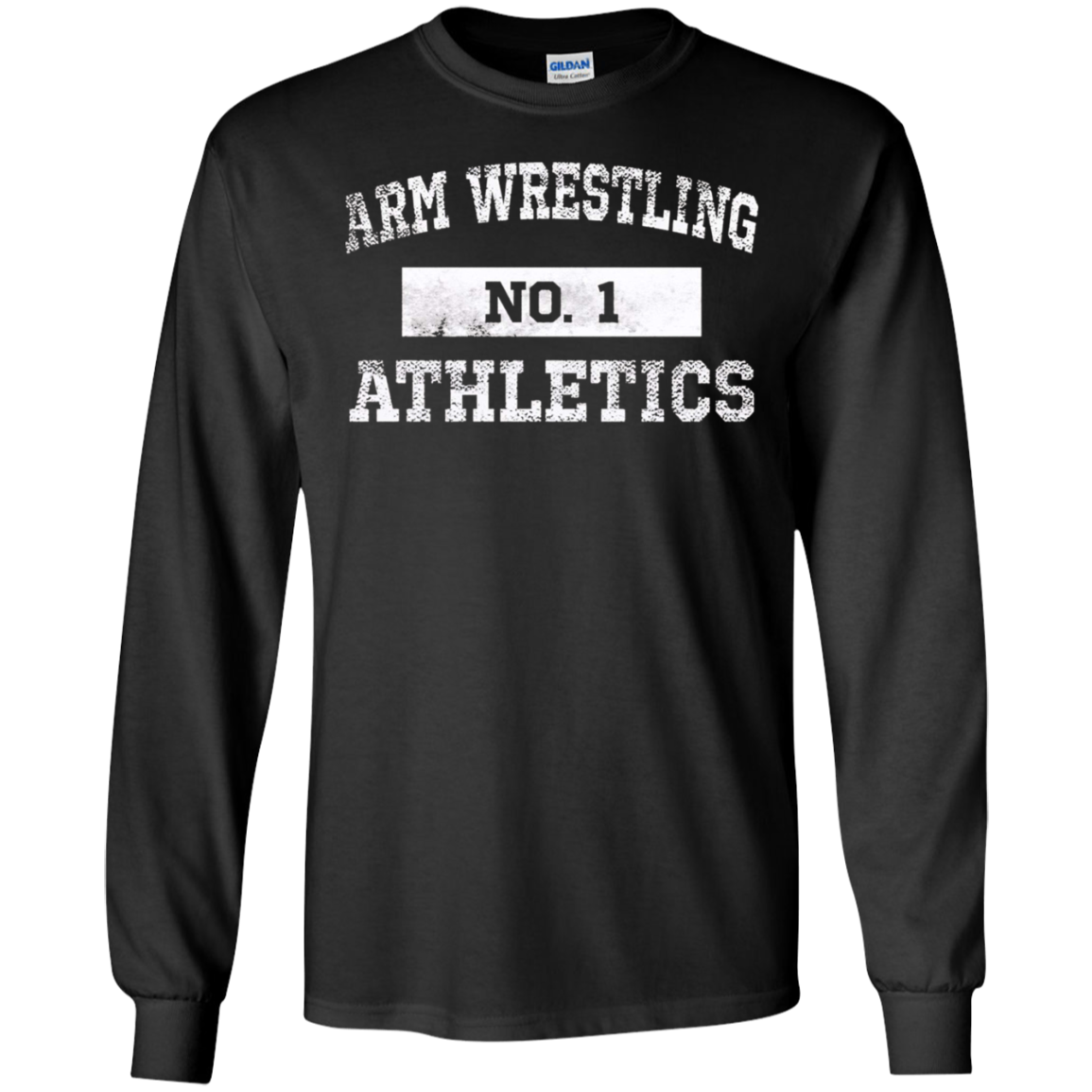 Arm Wrestling Athletics T Shirt No. 1 Distressed