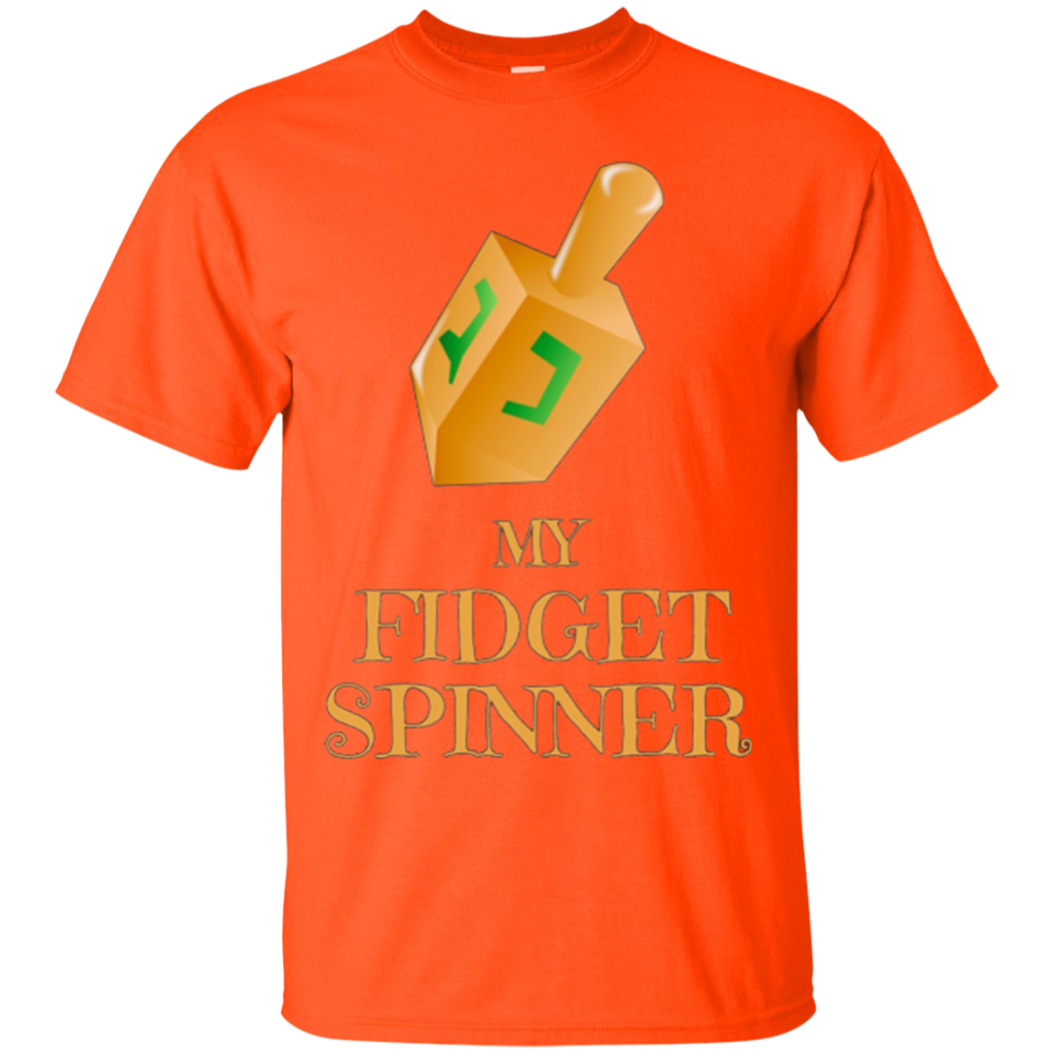 Funny Hanukkah Shirt - Fidget Spinner Dreidel T-Shirt