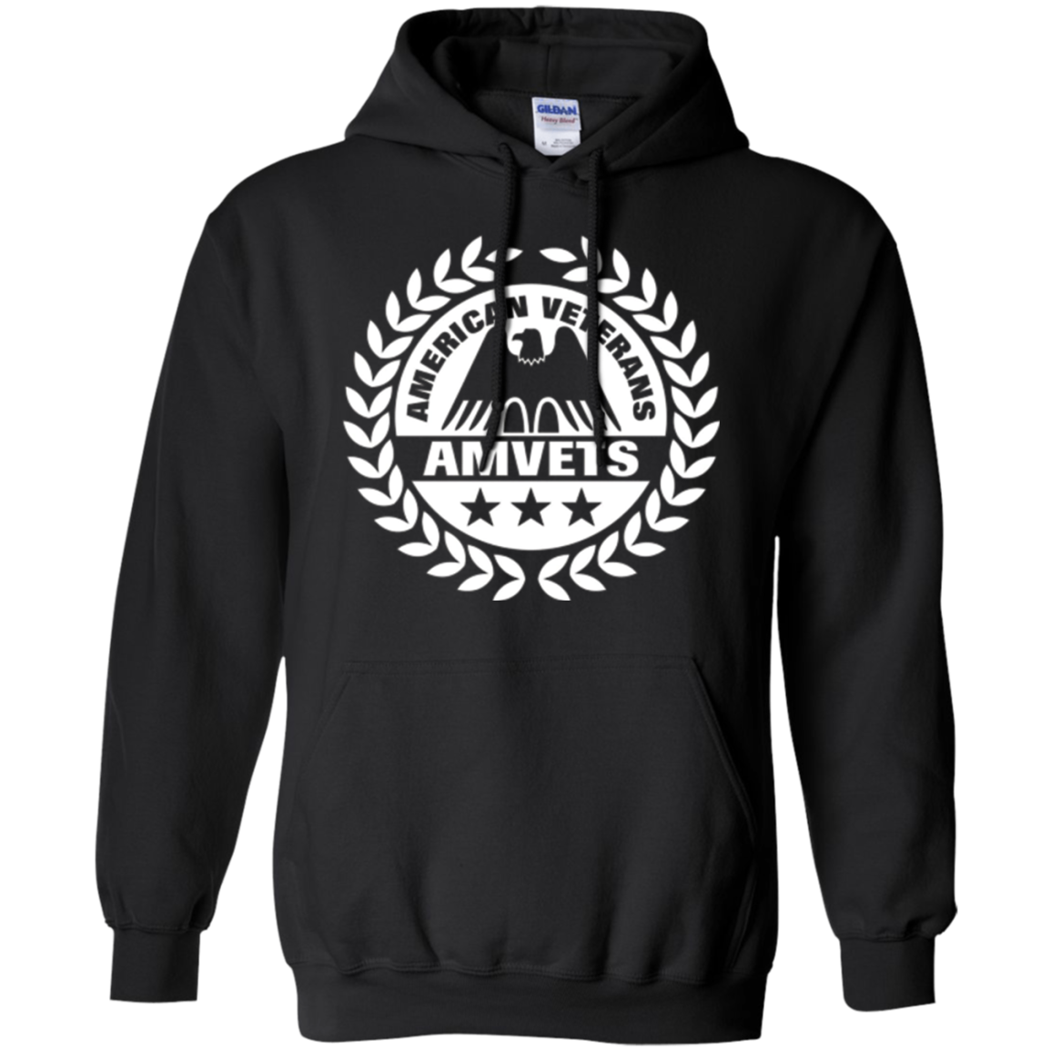 American Veterans AMVETS T-Shirt. Veterans Day Patriotic Tee