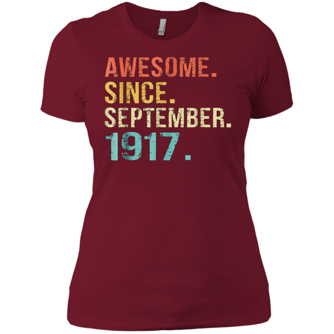 101st Birthday gift 101 Years Old Awesome Since September