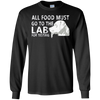 Image of All Food Must Go To The Lab For Testing Dog Gift T-Shirt