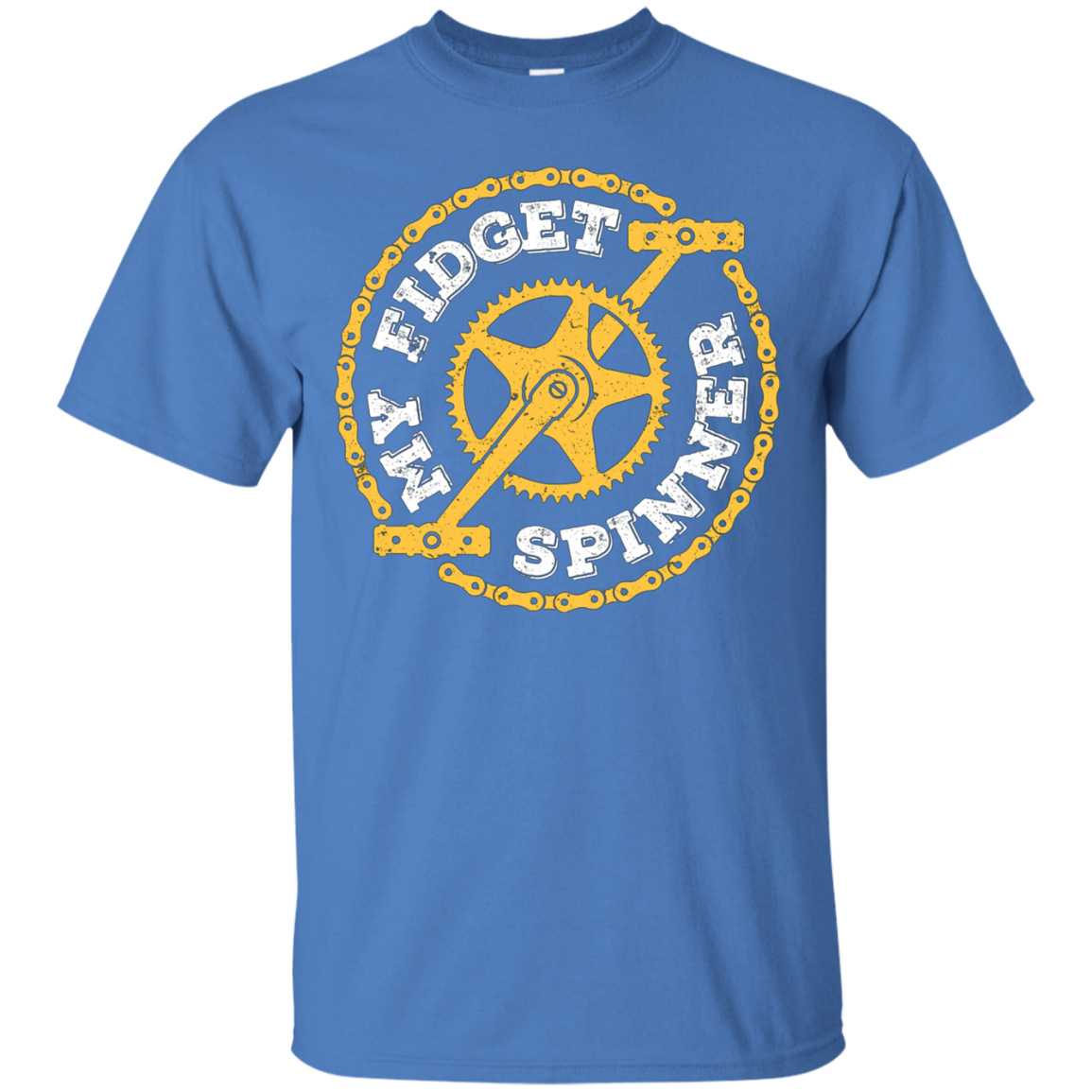 Bike Lover Funny Tshirt - My Fidget Spinner Tee Shirt Gift