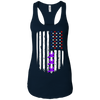 Image of Alzheimer Awareness T-Shirt Purple Ribbon Tees