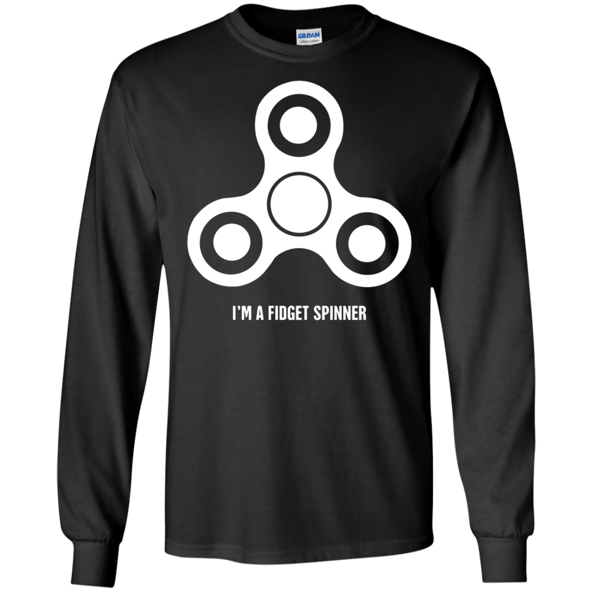 "I'm A Fidget Spinner" Lazy Halloween Costume T-Shirt