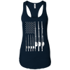 Image of 'Patriotic Fishing USA Flag' Cool Fishing July 4th Shirt