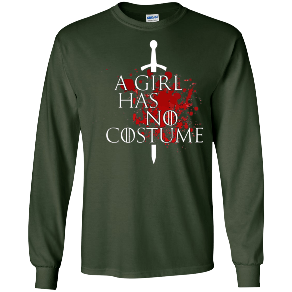 A GIRL HAS NO COSTUME T-Shirt - Funny Halloween Gift