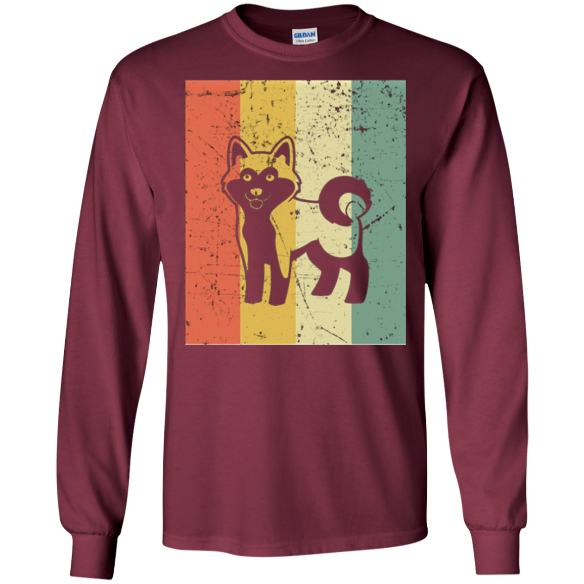 Akita Silhouette Shirt - Retro Vintage Classic T-Shirt