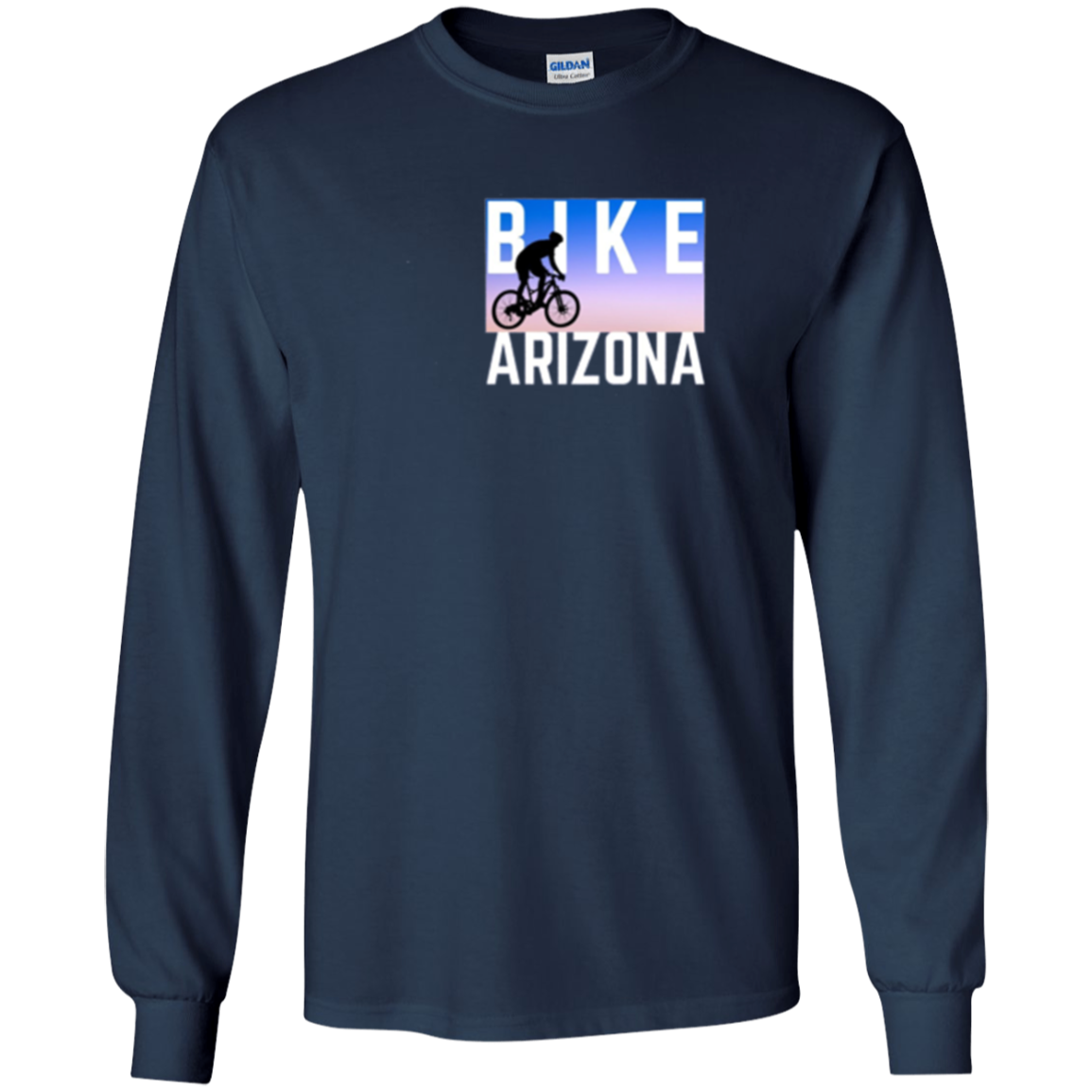 Bike Arizona T-Shirt, Cycling in AZ Bikers Shirt