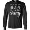 Image of Army Wife Shirt Girl , Half Of My Heart Is In The Army