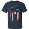 Image of American Spartan Old Glory Molon Labe USA Flag T-Shirt