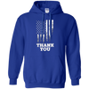 Image of American Flag Veteran's Day Thank You Shirt