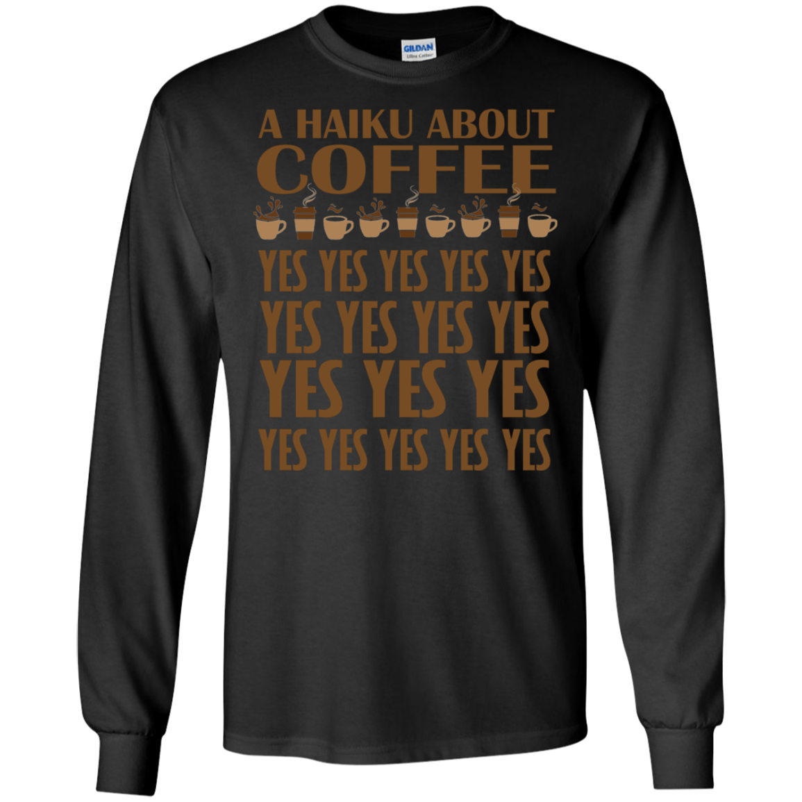 A Haiku About Coffee Yes Poem T-Shirt