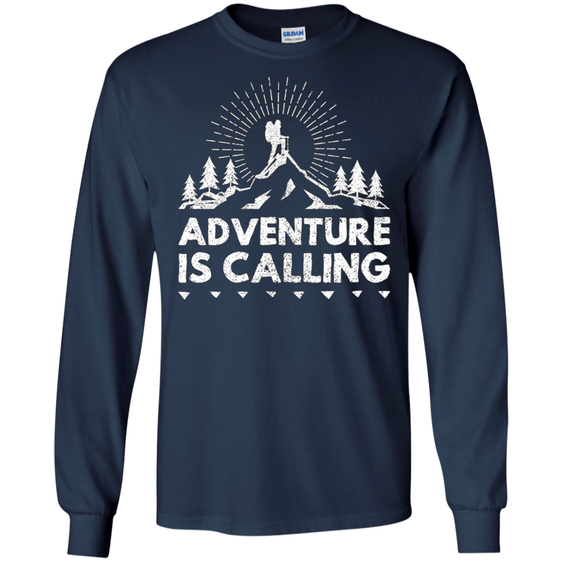 aventure appelle randonneur randonnée montagne t-shirt