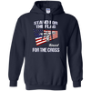 Image of America Stand for the Flag USA Patriotic Christian Tee Shirt