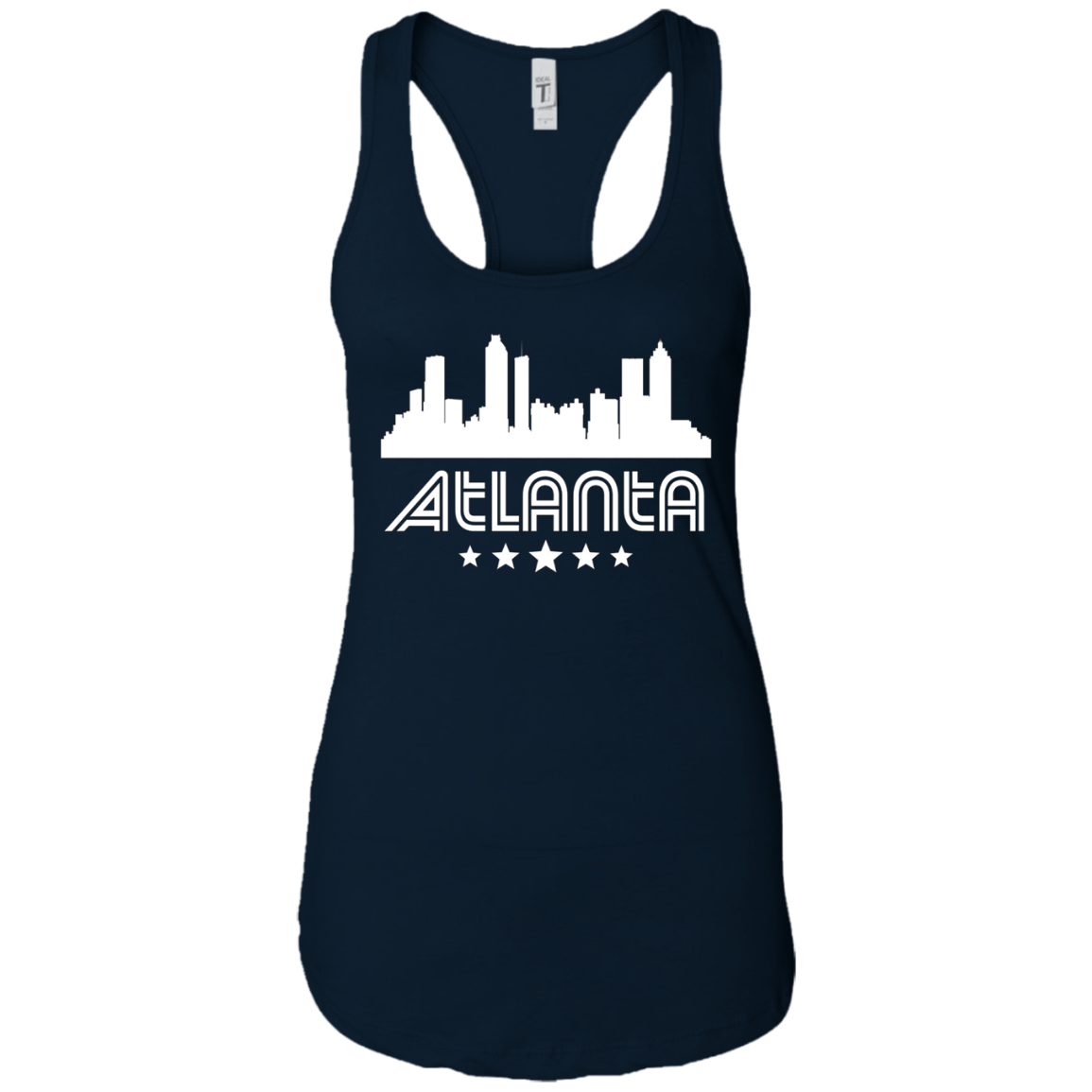 Atlanta Georgia Skyline Retro Style T-Shirt