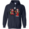 Image of Santa Dabbing Tshirt Mrs. Claus Flossing Shirt