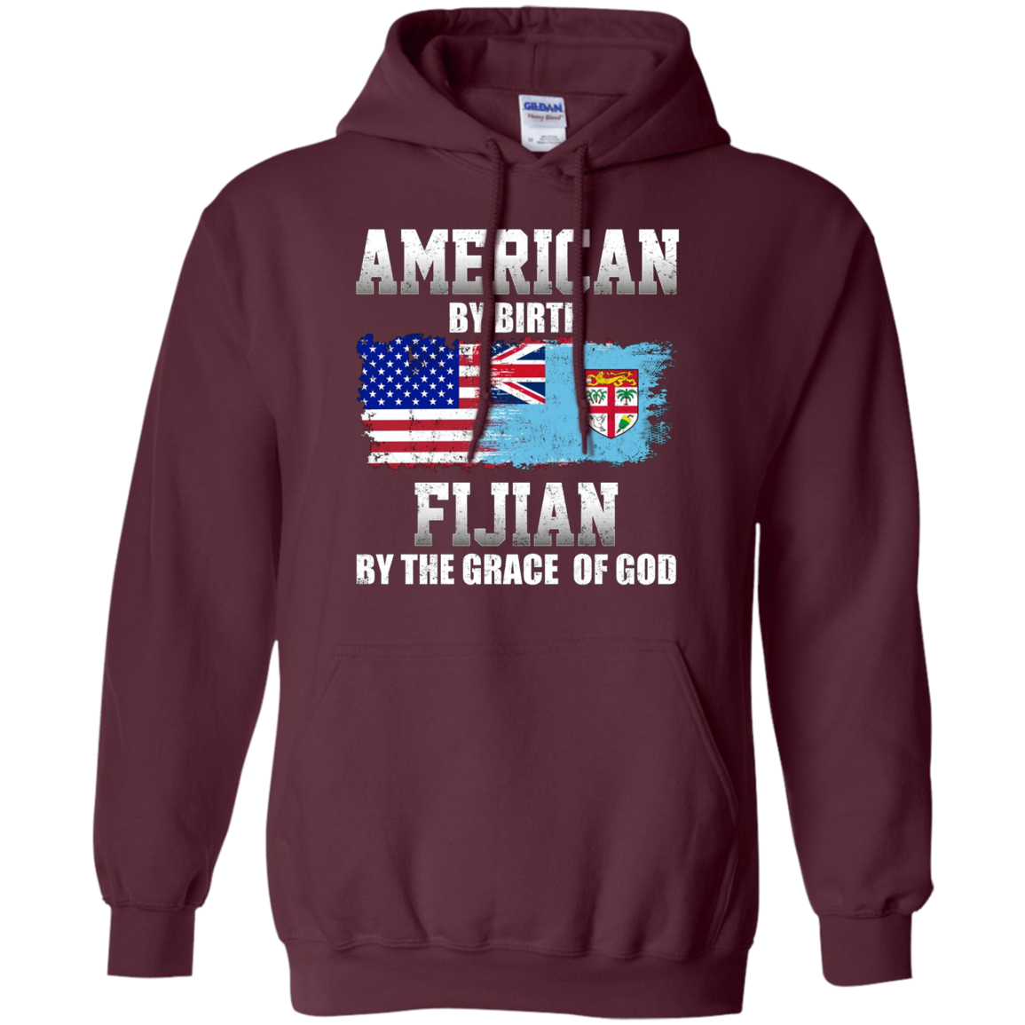 American By Birth Fijian By The Grace Of God T-shirt