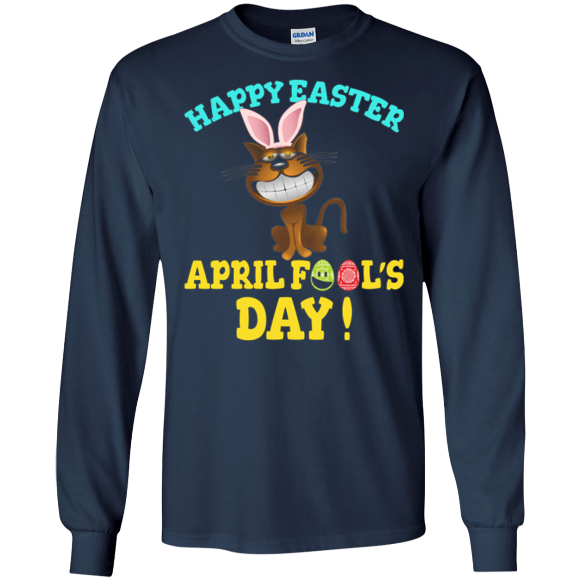 Funny happy Easter April fool's day cats T-shirts Tees