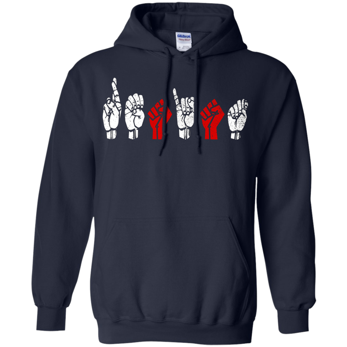 American Sign Language Resist long sleeve T shirt