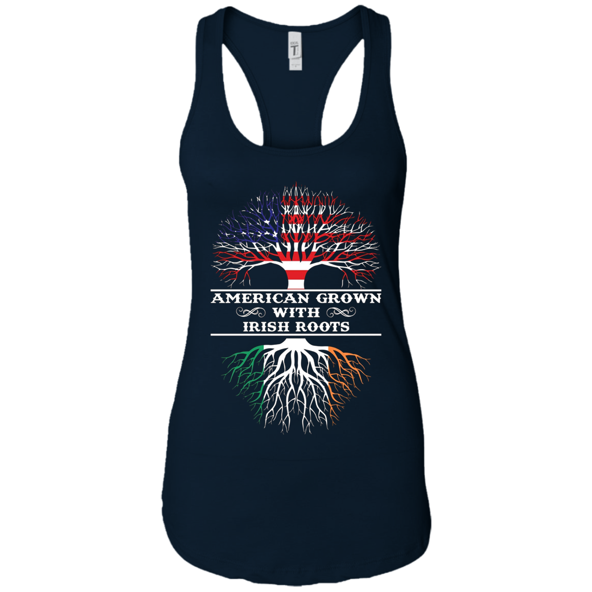 American Grown With Irish Roots Tee Shirt