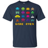 Image of "Game Over" retro alien invaders tshirt 80s 8-bit video game