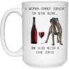 Image of Woman Cannot Survive on Wine Alone needs A Cane Corso Tshirt