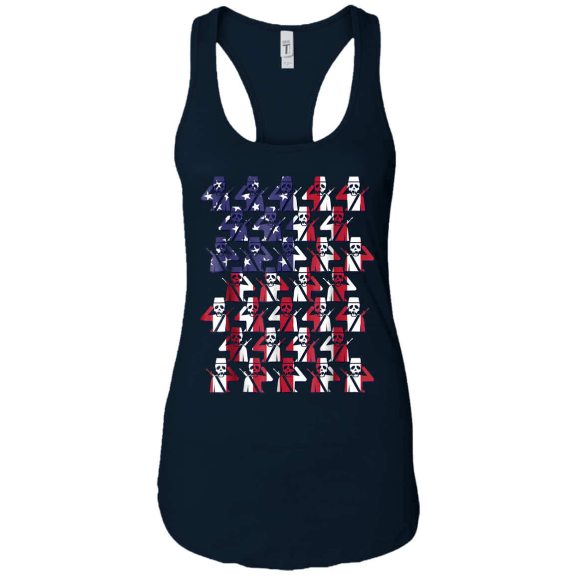 American Patriot Day Funny Skulls T Shirt Original Gift Tee