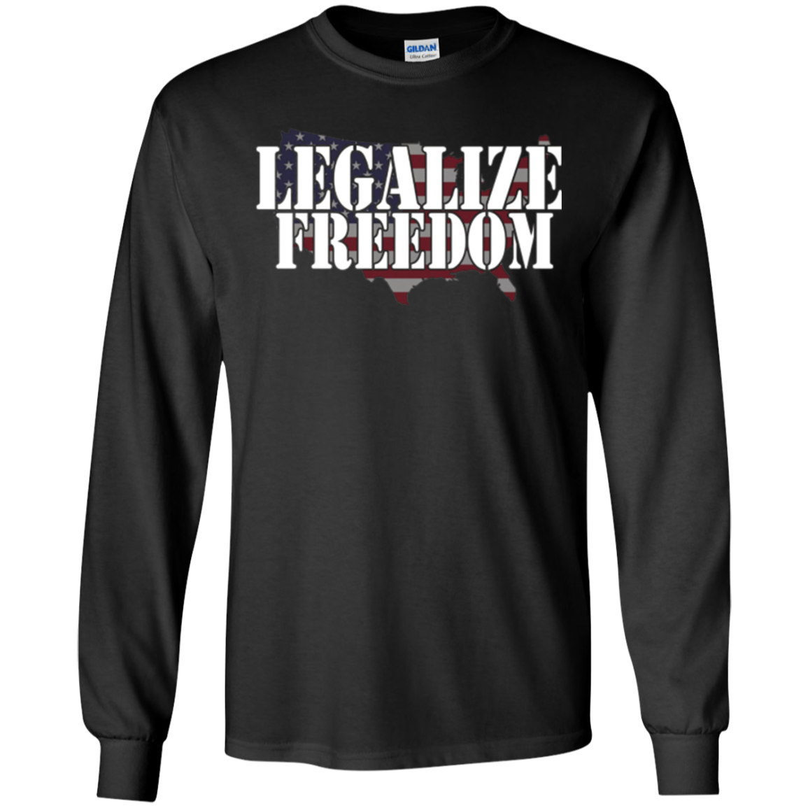 American Flag Legalize Freedom T-Shirt