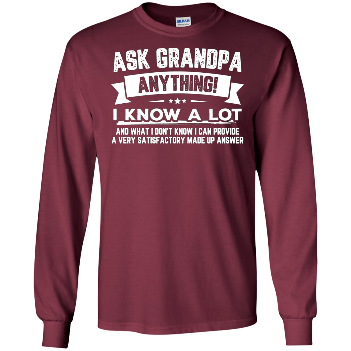 Ask Grandpa Anything Funny Father's Day T-Shirt Gift Smart