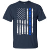 Image of American Flag Retired Police Officer Shirt