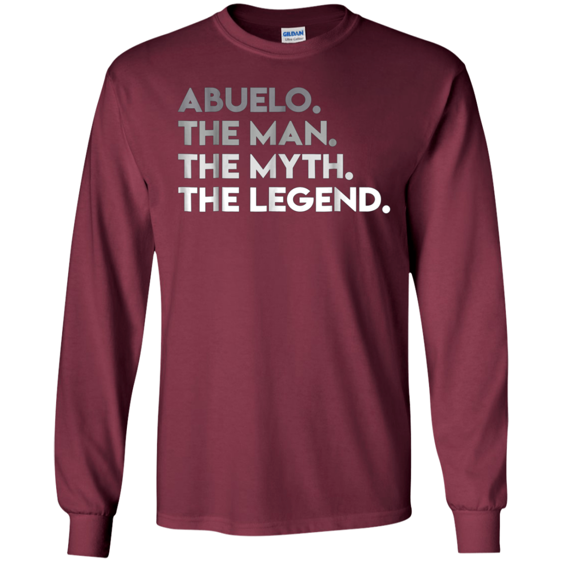 ABUELO THE MAN MYTH LEGEND Father's Day T-Shirt Spanish Gift