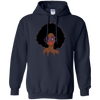 Image of Afro Art Natural Hair T-shirt pour femmes noires