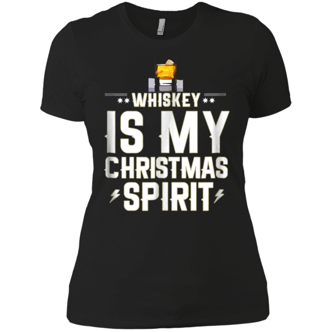 Christmas Spirit shirt Whiskey Is My Christmas Spirit