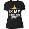 Image of Christmas Spirit shirt Whiskey Is My Christmas Spirit