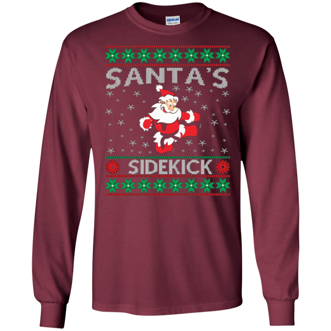 Santa's Sidekick Christmas T-shirt