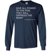 Image of Alexander Hamilton Quote T-Shirt - The few oppress the many
