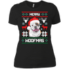 Image of American Bulldog Merry Woofmas T-Shirt Christmas