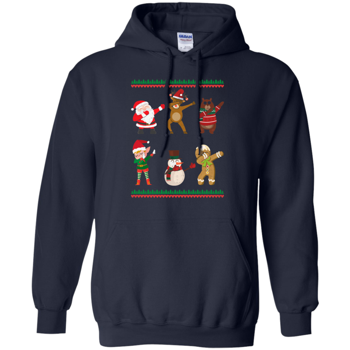 christmas Shirts dabbing santa and friends