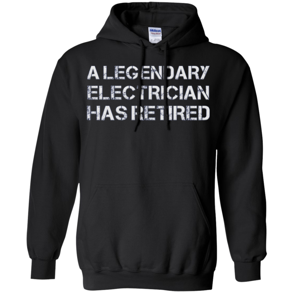 A Legendary Electrician Has Retired Long Sleeve Gift T-shirt
