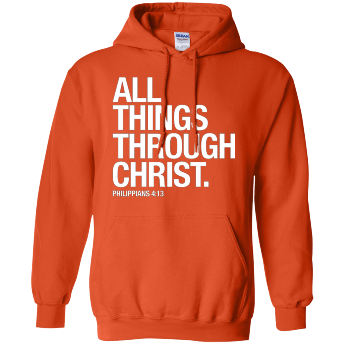 All Things Through Christ T-Shirt: Scripture Bible Verse Tee