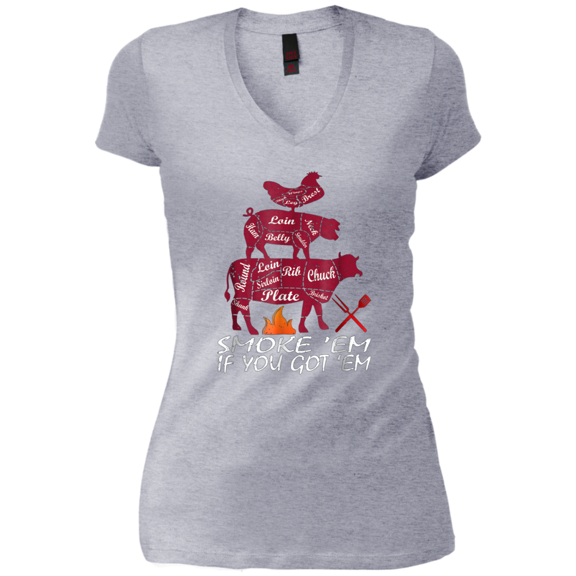 Authentic Smoke Em If You Got Em Shirt BBQ Fathers Day Tee