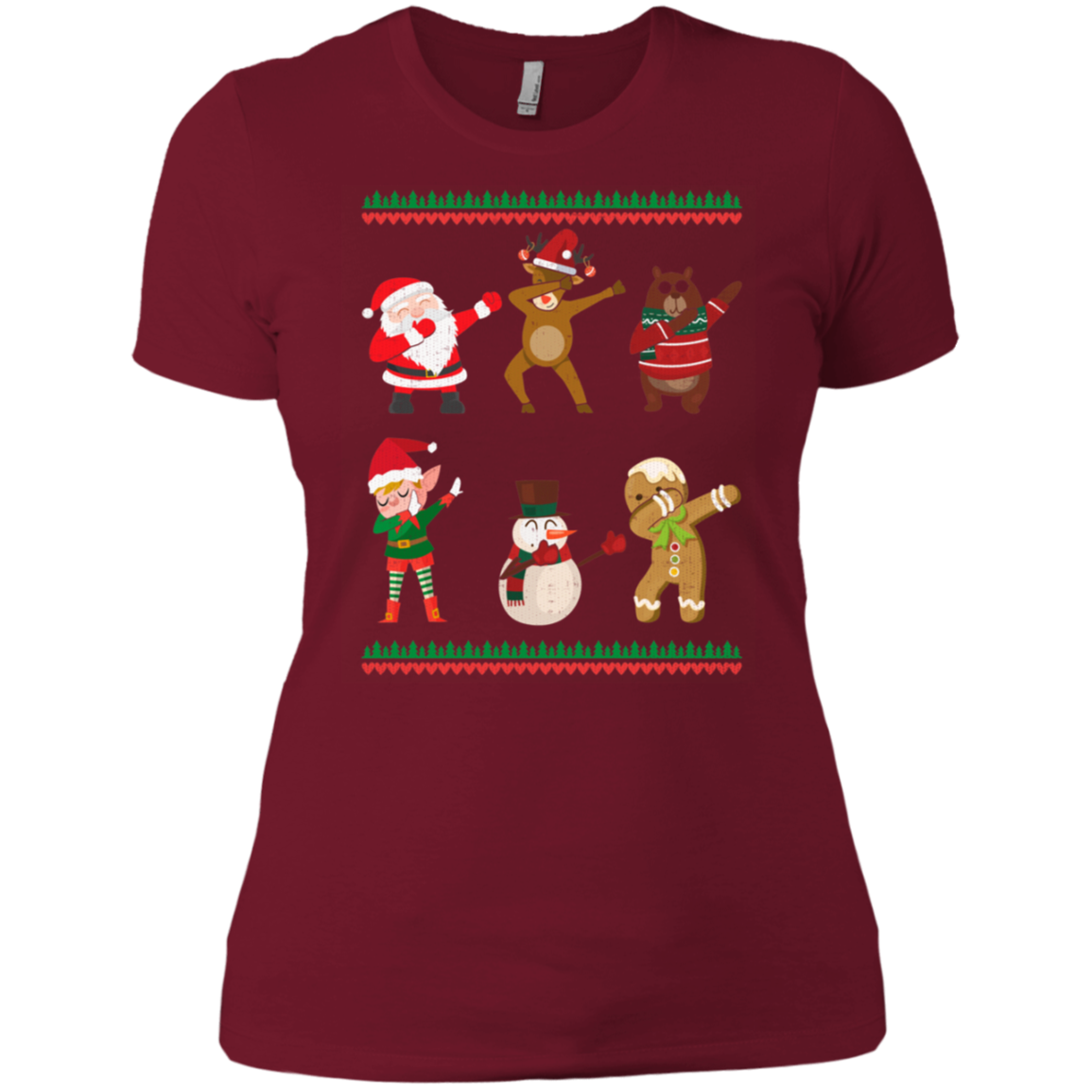 christmas Shirts dabbing santa and friends